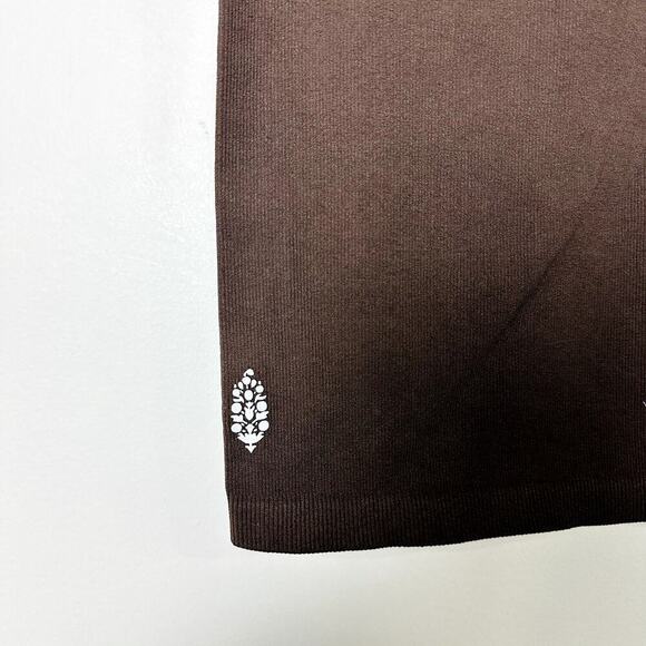 Free People Movement Ribbed Racerback Tank Vintage Brown Size XS/S - Picture 6 of 6